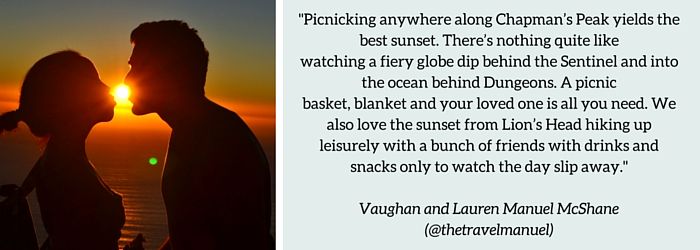 Lauren and Vaughan Manuel: Summer Sundowner Spot Lauren and Vaughan Manuel: Summer Sundowner Spot